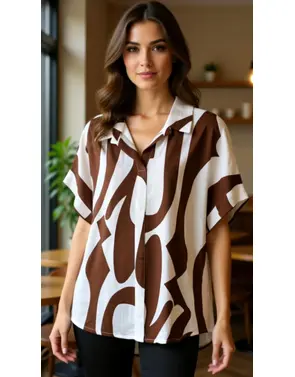 Garde-robe - Top - Bruin