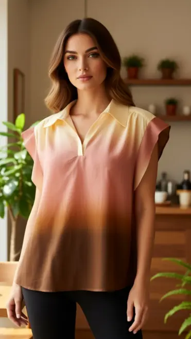 Garde-robe - Blouse - Bruin