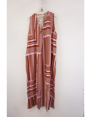 Garde-robe - Halflang Kleedje - Roze-beige