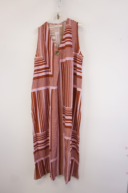 Garde-robe - Halflang Kleedje - Roze-beige