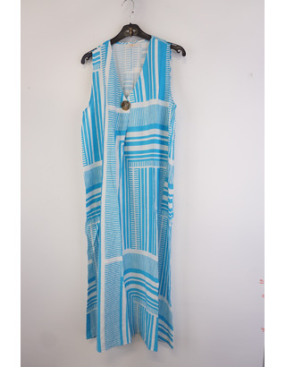 Garde-robe - Halflang Kleedje - Blauw