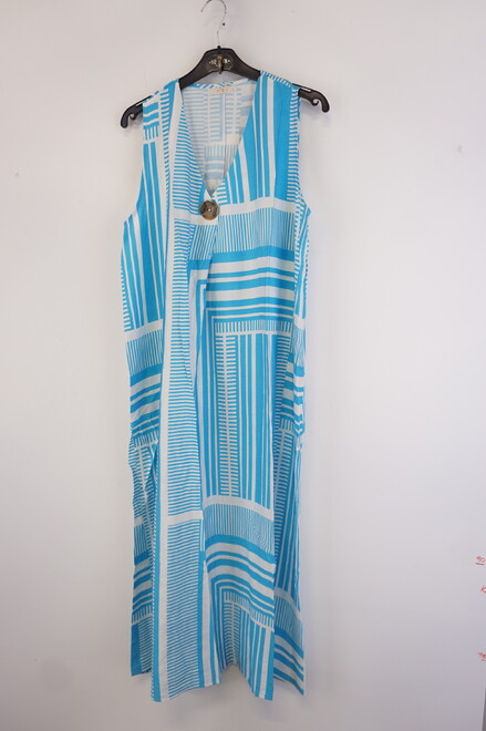 Garde-robe - Halflang Kleedje - Blauw