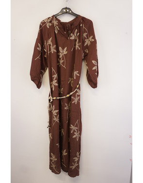Garde-robe - Lang kleed - Bruin