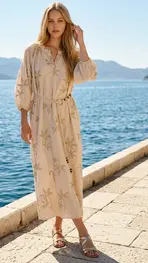 Garde-robe - Lang kleed - Beige