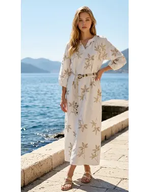 Garde-robe - Lang kleed - Wit
