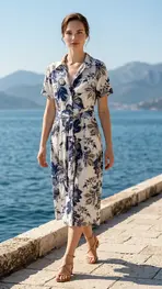 Garde-robe - Lang kleed - Blauw