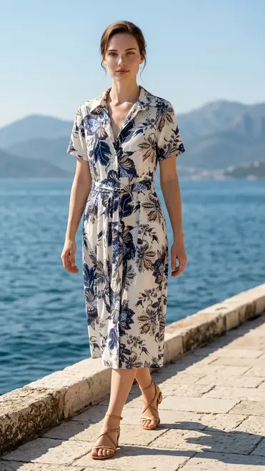 Garde-robe - Lang kleed - Blauw