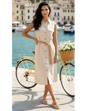 Garde-robe - Lang kleed - Beige