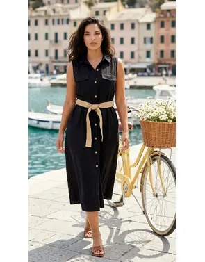 Garde-robe - Lang kleed - Zwart