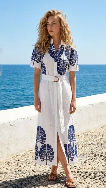 Garde-robe - Lang kleed - Blauw