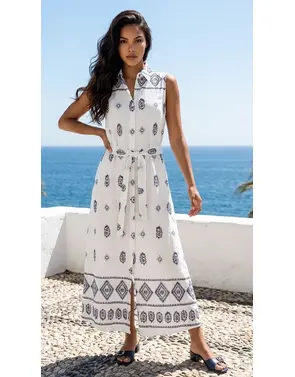 Garde-robe - Lang kleed - Wit