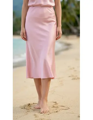 Garde-robe - Lange Rok - Roze
