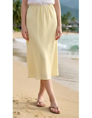Garde-robe - Lange Rok - Geel
