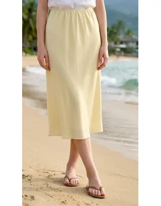 Garde-robe - Lange Rok - Geel