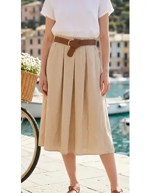 Garde-robe - Lange Rok - Beige
