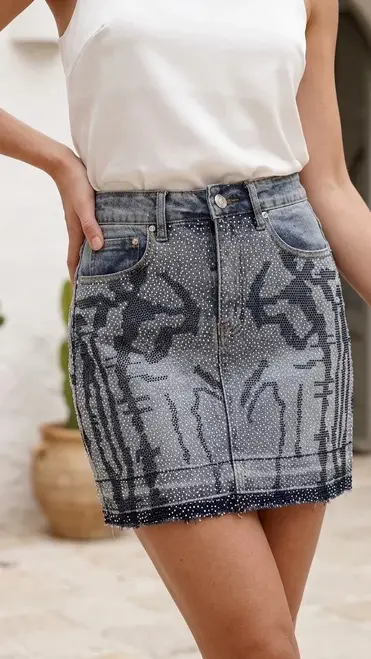 Garde-robe - Korte Rok - Jeans