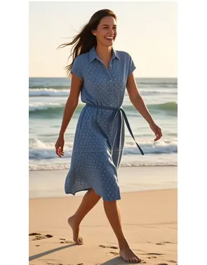 Garde-robe - Halflang Kleedje - Jeans