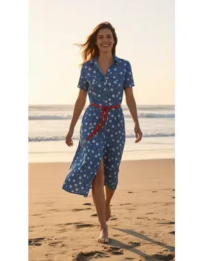 Garde-robe - Halflang Kleedje - Jeans