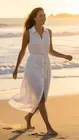 Garde-robe - Lang kleed - Wit
