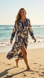 Garde-robe - Lang kleed - Blauw