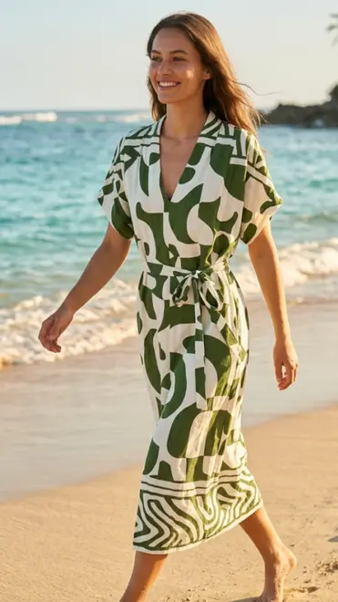 Garde-robe - Lang kleed - Groen
