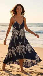 Garde-robe - Lang kleed - Marine