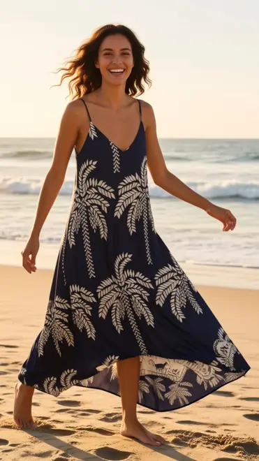 Garde-robe - Lang kleed - Marine