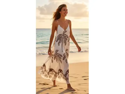 Garde-robe - Lang kleed - Bruin