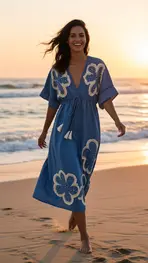 Garde-robe - Lang kleed - Jeans