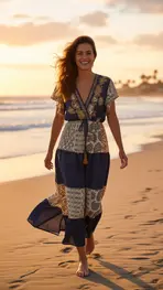 Garde-robe - Lang kleed - Jeans