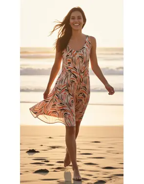 Garde-robe - Kort Kleedje - Oranje