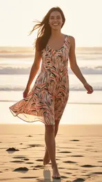 Garde-robe - Kort Kleedje - Oranje