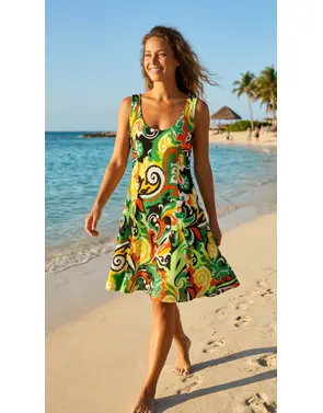 Garde-robe - Kort Kleedje - Groen