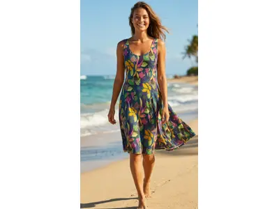Garde-robe - Kort Kleedje - Groen