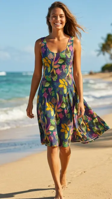 Garde-robe - Kort Kleedje - Groen