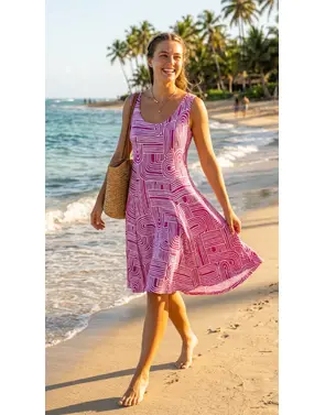 Garde-robe - Kort Kleedje - Fushia