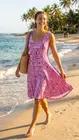 Garde-robe - Kort Kleedje - Fushia