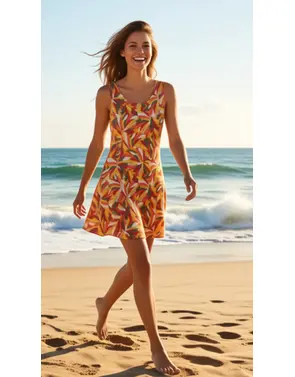 Garde-robe - Kort Kleedje - Oranje
