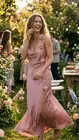 Garde-robe - Lang kleed - Oud roze