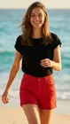 Garde-robe - Short - Rood