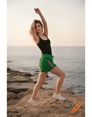 Garde-robe - Short - Groen