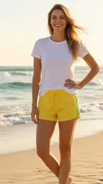 Garde-robe - Short - Geel