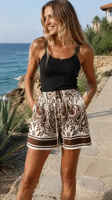 Garde-robe - Short - Bruin