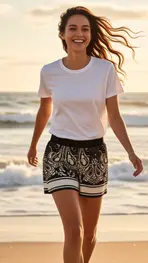 Garde-robe - Short - Zwart
