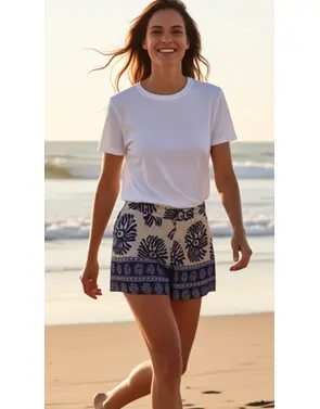 Garde-robe - Short - Blauw