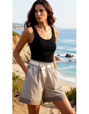 Garde-robe - Short - Taupe
