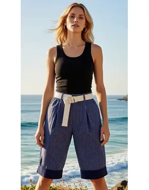 Garde-robe - Short - Blauw