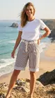 Garde-robe - Short - Wit-bruin