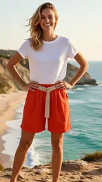 Garde-robe - Short - Rood