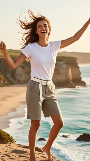 Garde-robe - Short - Taupe